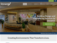 Tablet Screenshot of dynamix-ltd.com